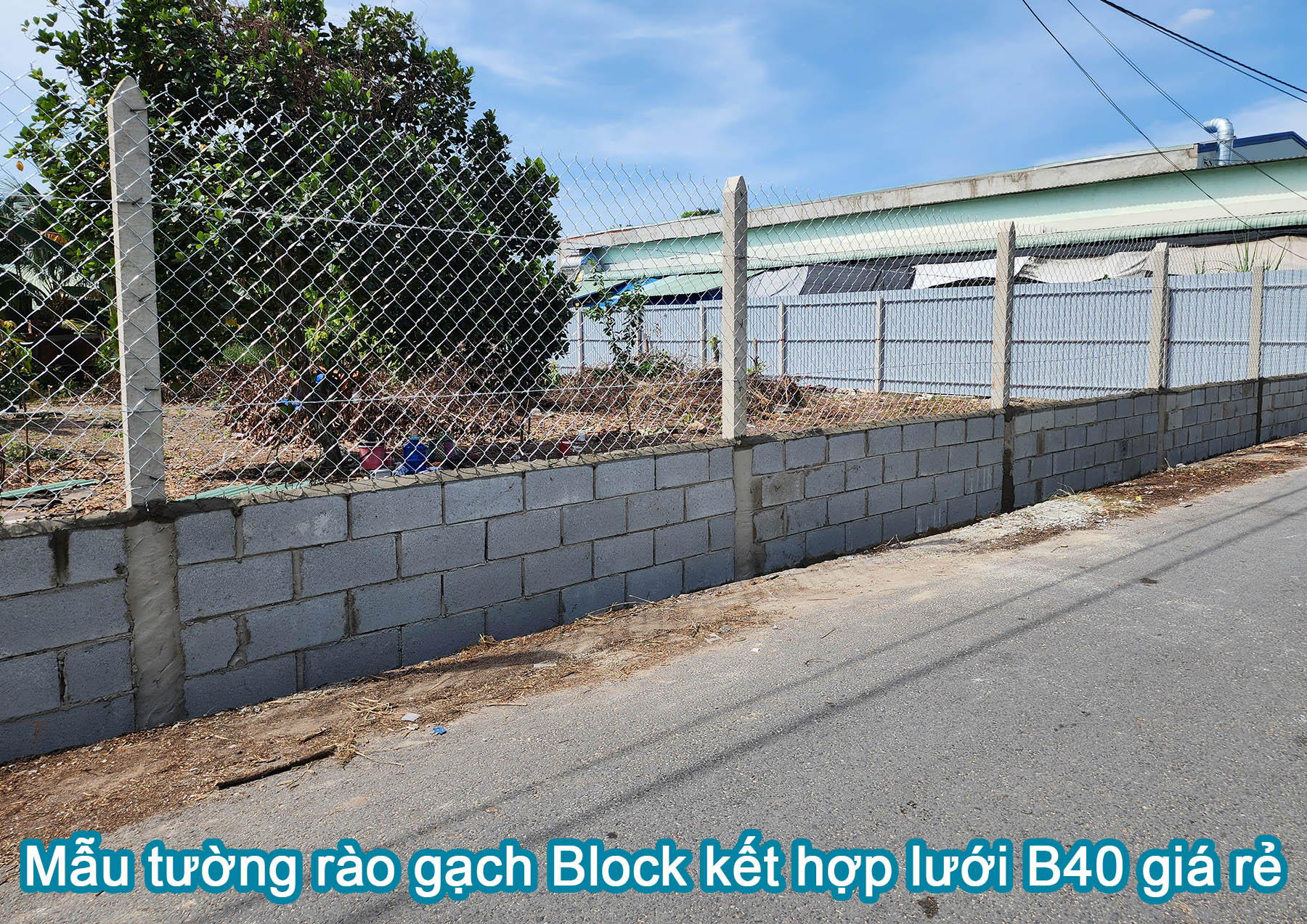 Mẫu tường r&agrave;o gạch Block kết hợp lưới B40 gi&aacute; rẻ.jpg (725 KB)